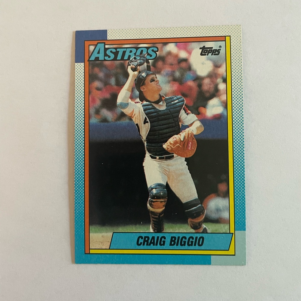 Topps 1990 Craig Biggio Baseball Card